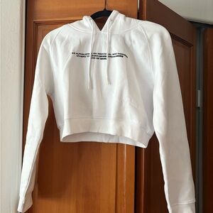 Alphalete cropped hoodie M EUC